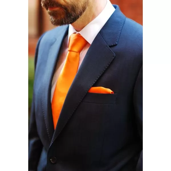 HISDERN Ties for Men 2.17'' Skinny Solid Color Necktie Formal Busines Woven Satin Thin Silk Silm Mens Tie Wedding Party
