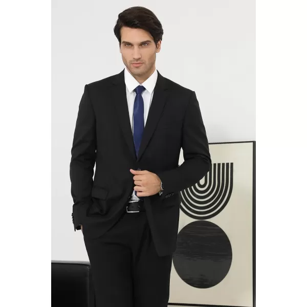 HISDERN Ties for Men 2.17'' Skinny Solid Color Necktie Formal Busines Woven Satin Thin Silk Silm Mens Tie Wedding Party