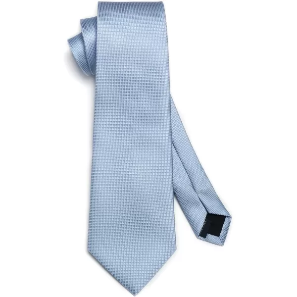 HISDERN Ties for Men Plaid Checkered Tie with Pocket Square Woven Business Formal Necktie Handkerchief Set Wedding Party