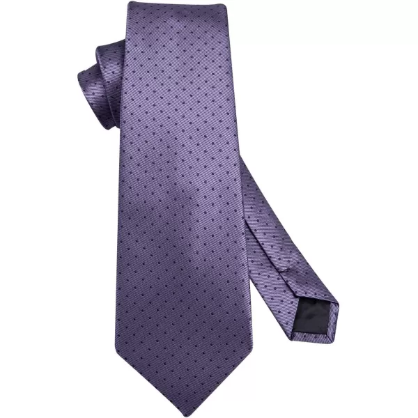 HISDERN Ties for Men Plaid Checkered Tie with Pocket Square Woven Business Formal Necktie Handkerchief Set Wedding Party