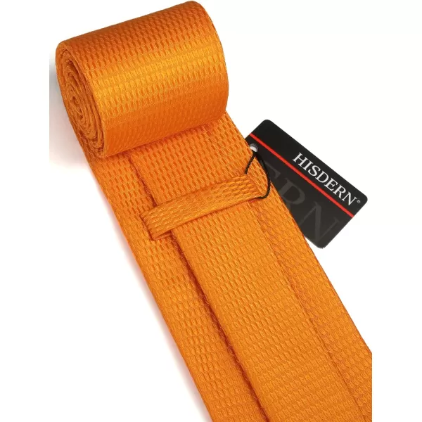 HISDERN Ties for Men Polka Dot Tie Handkerchief Set Classic Woven Silk Business Solid Mens Ties Necktie Wedding Party