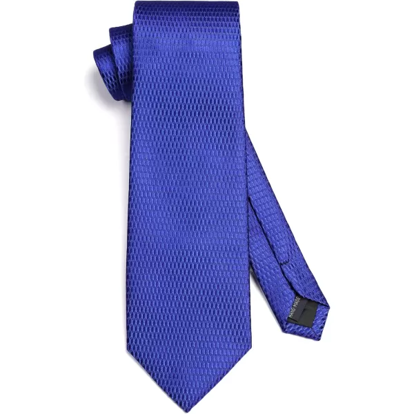HISDERN Ties for Men Polka Dot Tie Handkerchief Set Classic Woven Silk Business Solid Mens Ties Necktie Wedding Party