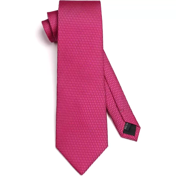 HISDERN Ties for Men Polka Dot Tie Handkerchief Set Classic Woven Silk Business Solid Mens Ties Necktie Wedding Party