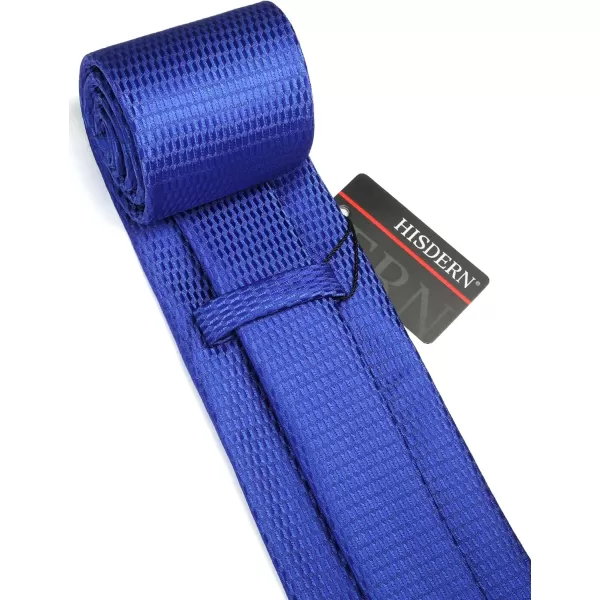 HISDERN Ties for Men Polka Dot Tie Handkerchief Set Classic Woven Silk Business Solid Mens Ties Necktie Wedding Party