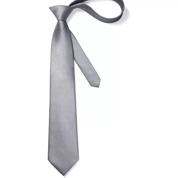 HISDERN Ties for Men Polka Dot Tie Handkerchief Set Classic Woven Silk Business Solid Mens Ties Necktie Wedding Party