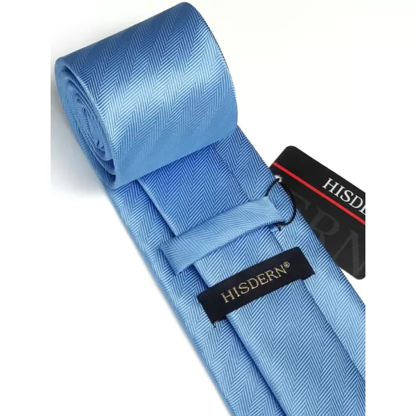 HISDERN Ties for Men Polka Dot Tie Handkerchief Set Classic Woven Silk Business Solid Mens Ties Necktie Wedding Party