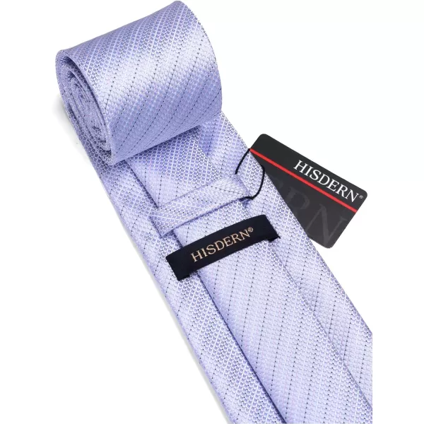 HISDERN Ties for Men Polka Dot Tie Handkerchief Set Classic Woven Silk Business Solid Mens Ties Necktie Wedding Party