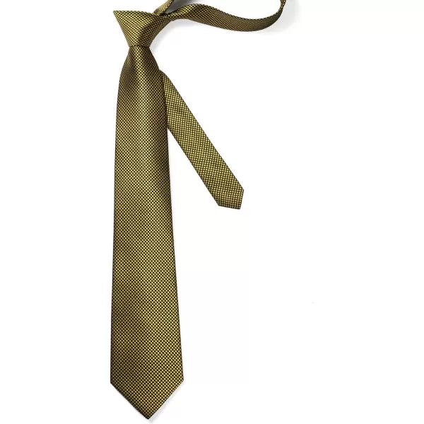 HISDERN Ties for Men Polka Dot Tie Handkerchief Set Classic Woven Silk Business Solid Mens Ties Necktie Wedding Party