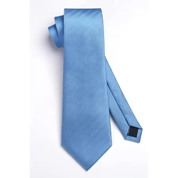 HISDERN Ties for Men Polka Dot Tie Handkerchief Set Classic Woven Silk Business Solid Mens Ties Necktie Wedding Party