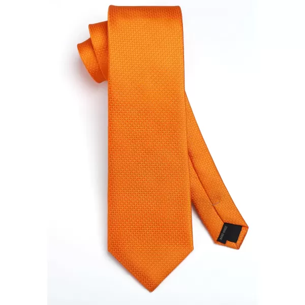 HISDERN Ties for Men Silk Extra Long Tie and Pocket Square Classic Plaid Checkered 63 inches Men's Neckties Business