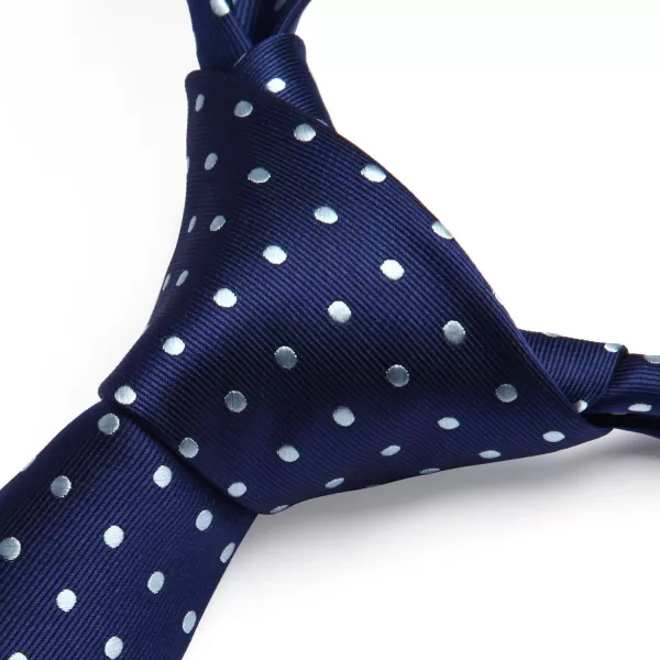 HISDERN Ties for Men Silk Extra Long Tie and Pocket Square Classic Plaid Checkered 63 inches Men's Neckties Business