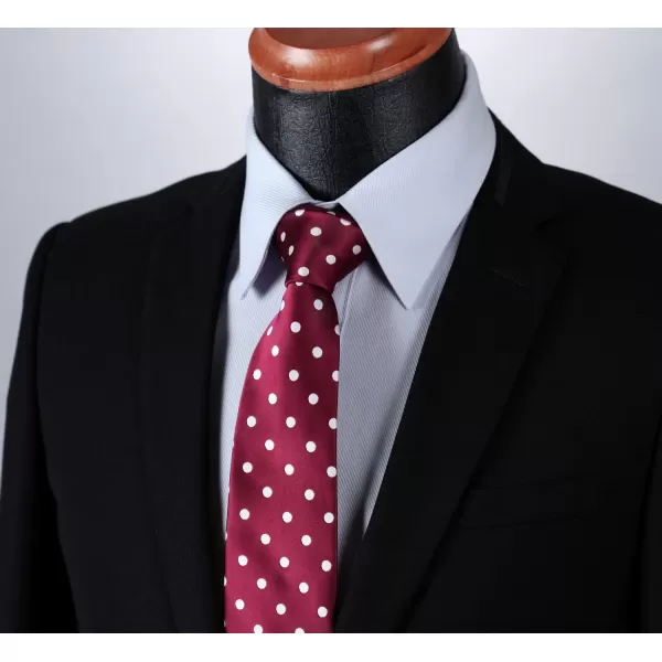 HISDERN Ties for Men Silk Extra Long Tie and Pocket Square Classic Plaid Checkered 63 inches Men's Neckties Business