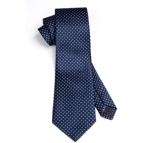 HISDERN Ties for Men Silk Extra Long Tie and Pocket Square Classic Plaid Checkered 63 inches Men's Neckties Business