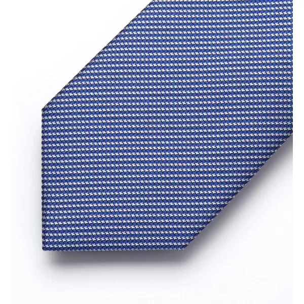 HISDERN Ties for Men Solid Houndstooth Neckties Handkerchief Formal Business Tie &amp; Pocket Square Set Wedding Party