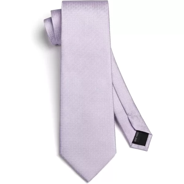 HISDERN Ties for Men Solid Houndstooth Neckties Handkerchief Formal Business Tie &amp; Pocket Square Set Wedding Party