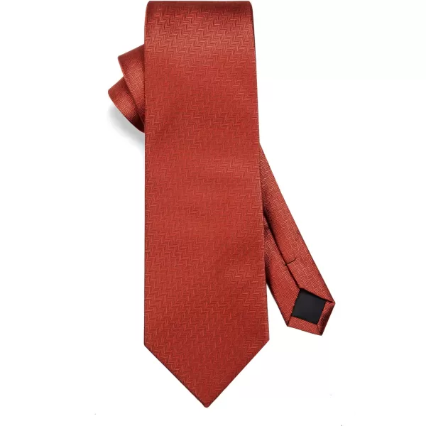 HISDERN Ties for Men Solid Houndstooth Neckties Handkerchief Formal Business Tie &amp; Pocket Square Set Wedding Party