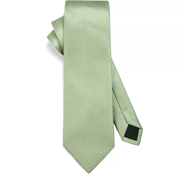 HISDERN Ties for Men Solid Houndstooth Neckties Handkerchief Formal Business Tie &amp; Pocket Square Set Wedding Party