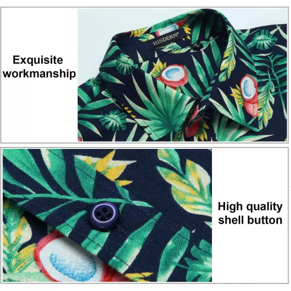 Hawaiian Shirt for Men Short Sleeve Button Down Shirt Men Casual Summer Tropical Beach Aloha Shirts for Men Hawaii Party