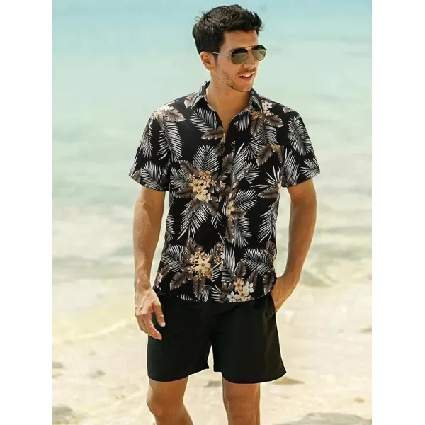 Hawaiian Shirt for Men Short Sleeve Button Down Shirt Men Casual Summer Tropical Beach Aloha Shirts for Men Hawaii Party