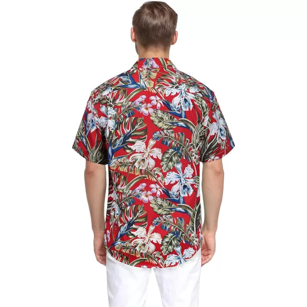 Hawaiian Shirt for Men Short Sleeve Button Down Shirt Men Casual Summer Tropical Beach Aloha Shirts for Men Hawaii Party