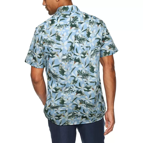 Hawaiian Shirt for Men Short Sleeve Button Down Shirt Men Casual Summer Tropical Beach Aloha Shirts for Men Hawaii Party)