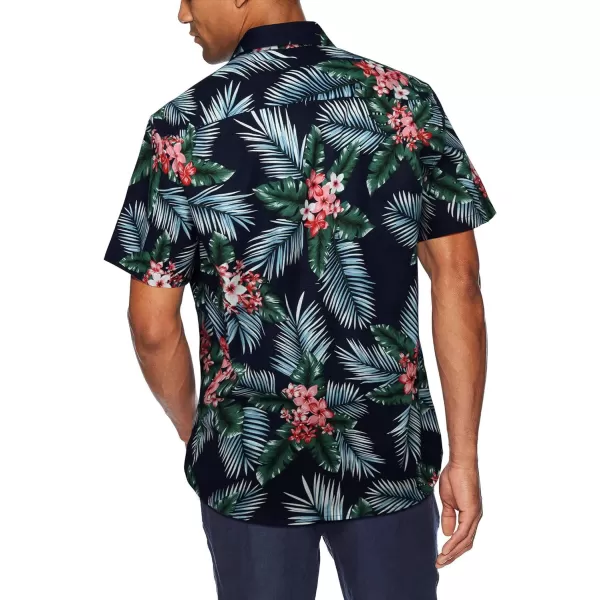 Hawaiian Shirt for Men Short Sleeve Button Down Shirt Men Casual Summer Tropical Beach Aloha Shirts for Men Hawaii Party)