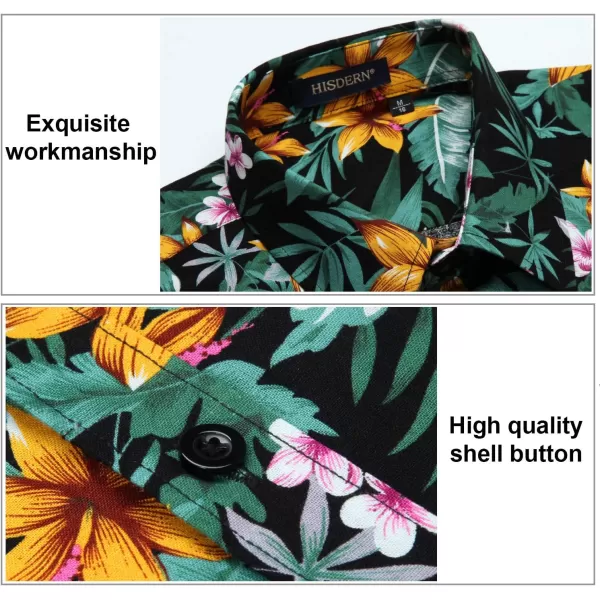 Hawaiian Shirt for Men Short Sleeve Button Down Shirt Men Casual Summer Tropical Beach Aloha Shirts for Men Hawaii Party)