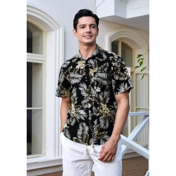 Hawaiian Shirt for Men Short Sleeve Button Down Shirt Men Casual Summer Tropical Beach Aloha Shirts for Men Hawaii Party