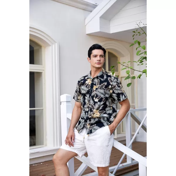 Hawaiian Shirt for Men Short Sleeve Button Down Shirt Men Casual Summer Tropical Beach Aloha Shirts for Men Hawaii Party
