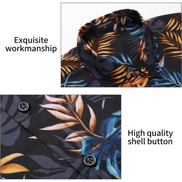 Hawaiian Shirt for Men Short Sleeve Button Down Shirt Men Casual Summer Tropical Beach Aloha Shirts for Men Hawaii Party)