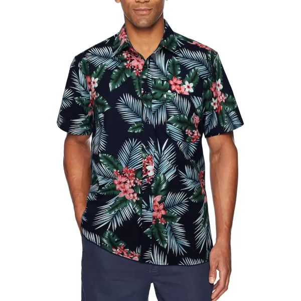 Hawaiian Shirt for Men Short Sleeve Button Down Shirt Men Casual Summer Tropical Beach Aloha Shirts for Men Hawaii Party)