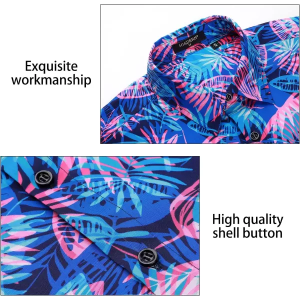 Hawaiian Shirt for Men Short Sleeve Button Down Shirt Men Casual Summer Tropical Beach Aloha Shirts for Men Hawaii Party)