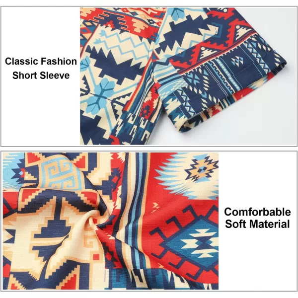 Hawaiian Shirt for Men Short Sleeve Button Down Shirt Men Casual Summer Tropical Beach Aloha Shirts for Men Hawaii Party