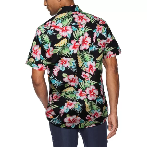Hawaiian Shirt for Men Short Sleeve Button Down Shirt Men Casual Summer Tropical Beach Aloha Shirts for Men Hawaii Party)