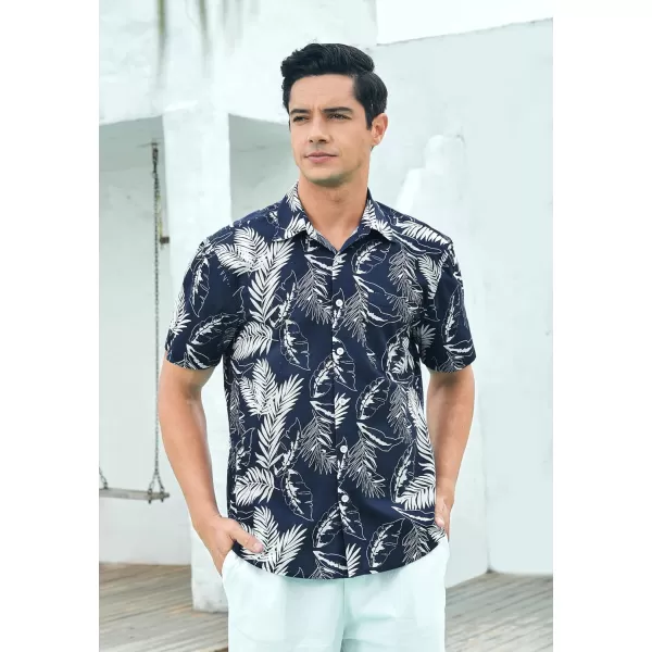 Hawaiian Shirt for Men Short Sleeve Button Down Shirt Men Casual Summer Tropical Beach Aloha Shirts for Men Hawaii Party