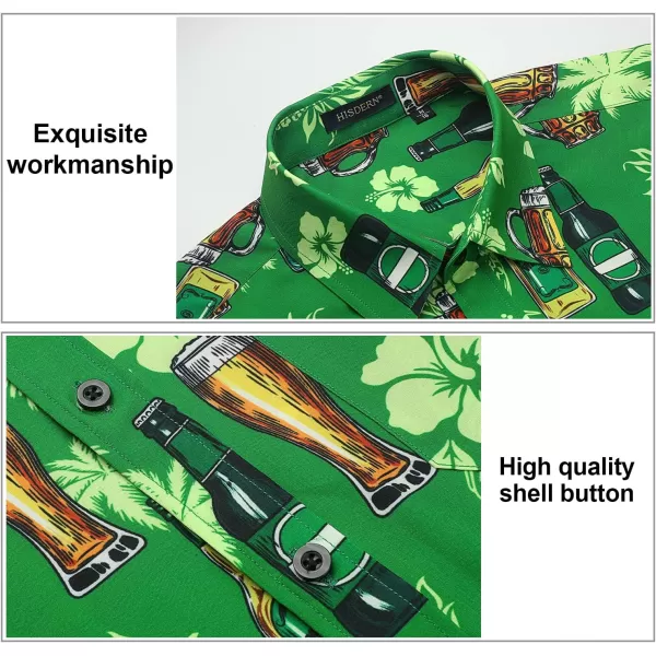 Hawaiian Shirt for Men Short Sleeve Button Down Shirt Men Casual Summer Tropical Beach Aloha Shirts for Men Hawaii Party