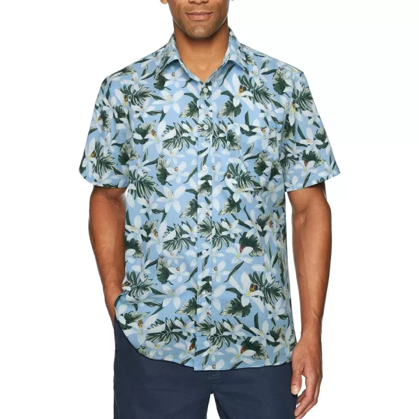 Hawaiian Shirt for Men Short Sleeve Button Down Shirt Men Casual Summer Tropical Beach Aloha Shirts for Men Hawaii Party)
