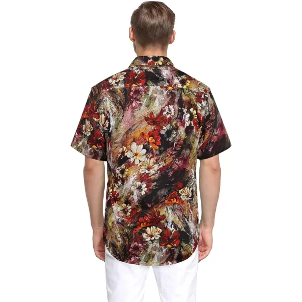 Hawaiian Shirt for Men Short Sleeve Button Down Shirt Men Casual Summer Tropical Beach Aloha Shirts for Men Hawaii Party