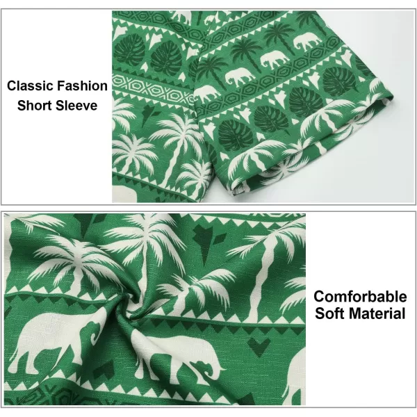 Hawaiian Shirt for Men Short Sleeve Button Down Shirt Men Casual Summer Tropical Beach Aloha Shirts for Men Hawaii Party