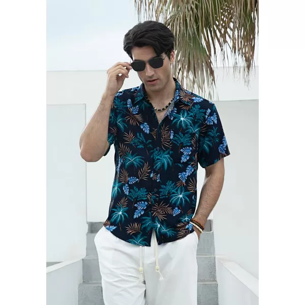 Hawaiian Shirt for Men Short Sleeve Button Down Shirt Men Casual Summer Tropical Beach Aloha Shirts for Men Hawaii Party