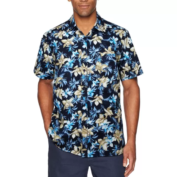 Hawaiian Shirt for Men Short Sleeve Button Down Shirt Men Casual Summer Tropical Beach Aloha Shirts for Men Hawaii Party)