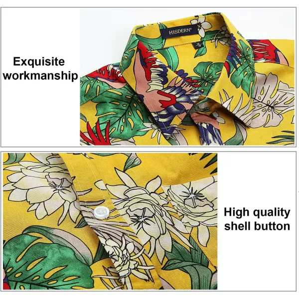 Hawaiian Shirt for Men Short Sleeve Button Down Shirt Men Casual Summer Tropical Beach Aloha Shirts for Men Hawaii Party