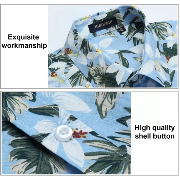 Hawaiian Shirt for Men Short Sleeve Button Down Shirt Men Casual Summer Tropical Beach Aloha Shirts for Men Hawaii Party)