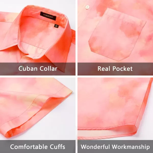 Men's Hawaiian Shirts Short Sleeve Floral Tropical Aloha Shirt Casual Summer Button Down Holiday Beach Shirt with Pocket