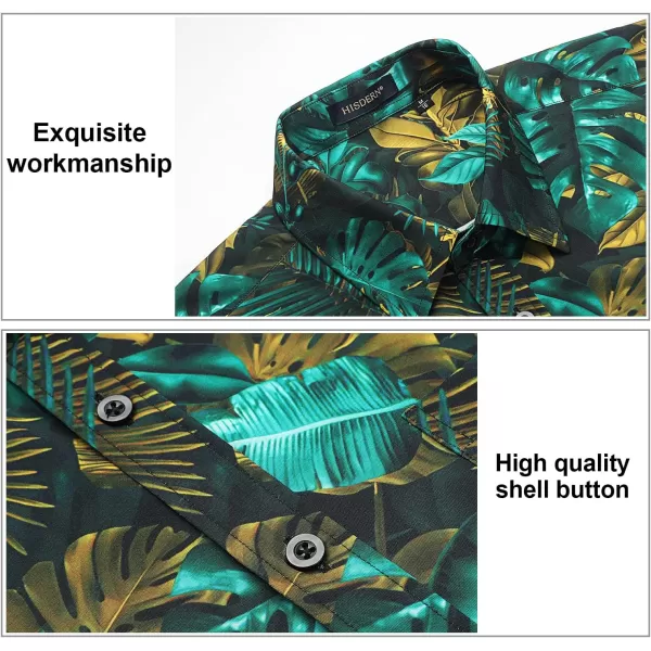Men's Hawaiian Shirts Short Sleeve Floral Tropical Aloha Shirt Casual Summer Button Down Holiday Beach Shirt with Pocket