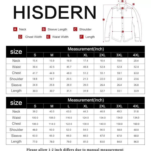 Men's Solid Long Sleeve Dress Shirt with Matching Tie and Handkerchief Set Classic Button Down Formal Business Shirts