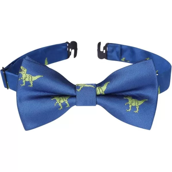 HISDERN Bow Ties for Boys Pre Tied Toddler Bow Tie Adjustable Kids Bowties Clip On Fun Patterned Bowties for Wedding Party