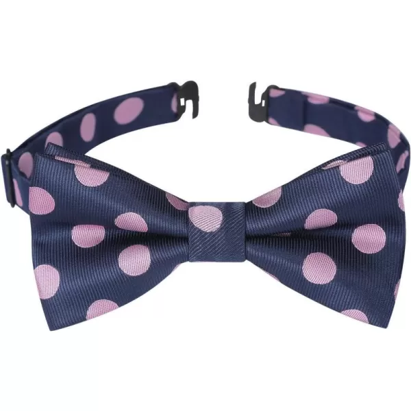 HISDERN Bow Ties for Boys Pre Tied Toddler Bow Tie Adjustable Kids Bowties Clip On Fun Patterned Bowties for Wedding Party