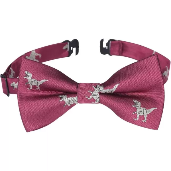 HISDERN Bow Ties for Boys Pre Tied Toddler Bow Tie Adjustable Kids Bowties Clip On Fun Patterned Bowties for Wedding Party