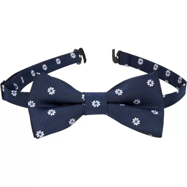 HISDERN Bow Ties for Boys Pre Tied Toddler Bow Tie Adjustable Kids Bowties Clip On Fun Patterned Bowties for Wedding Party